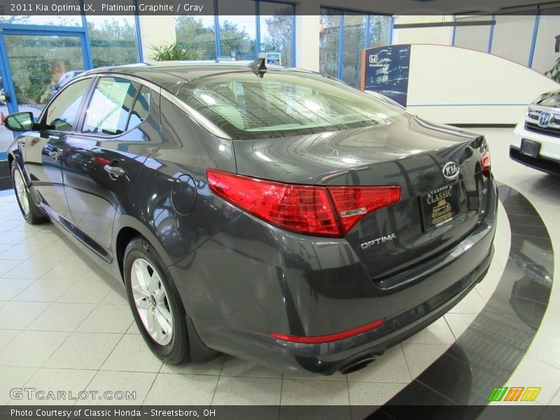 Platinum Graphite / Gray 2011 Kia Optima LX