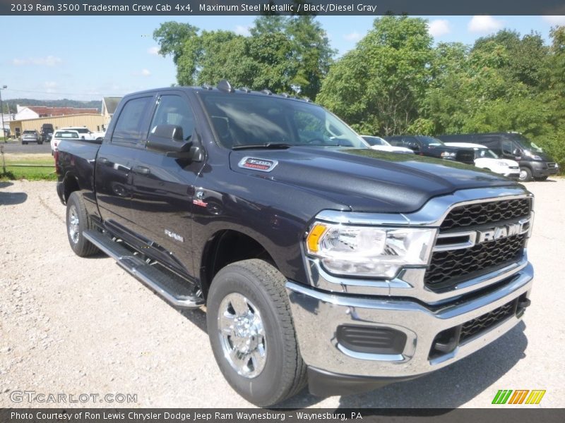 Maximum Steel Metallic / Black/Diesel Gray 2019 Ram 3500 Tradesman Crew Cab 4x4