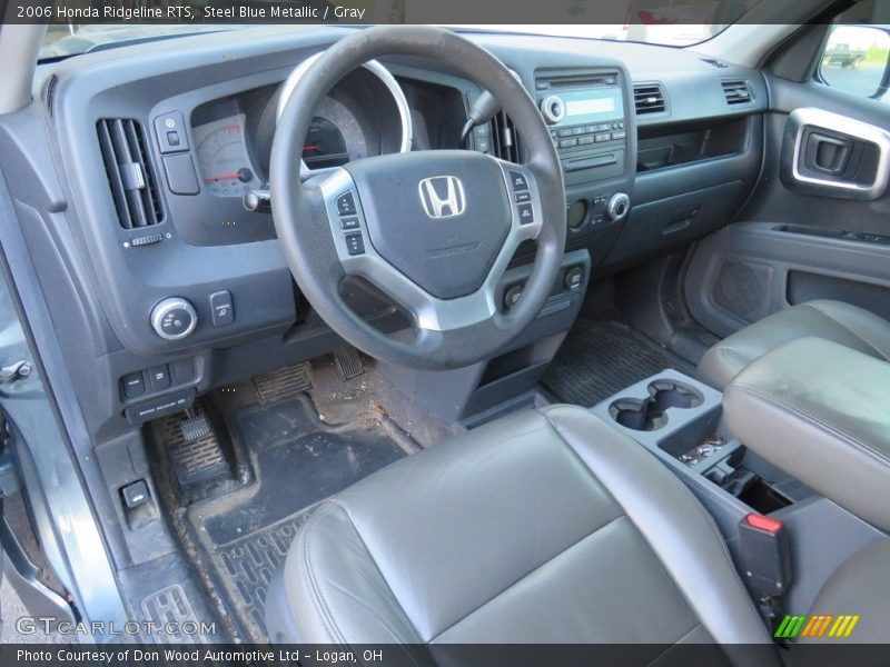 Steel Blue Metallic / Gray 2006 Honda Ridgeline RTS