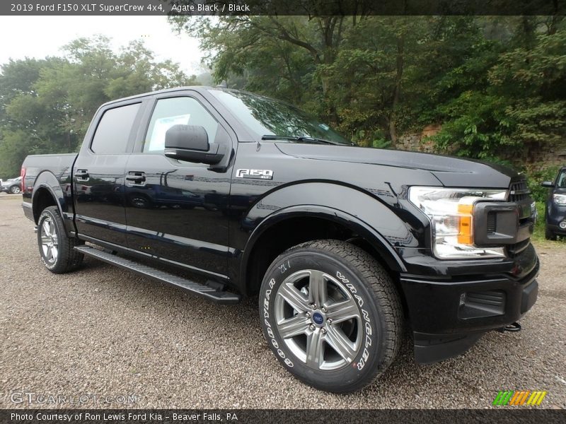 Agate Black / Black 2019 Ford F150 XLT SuperCrew 4x4