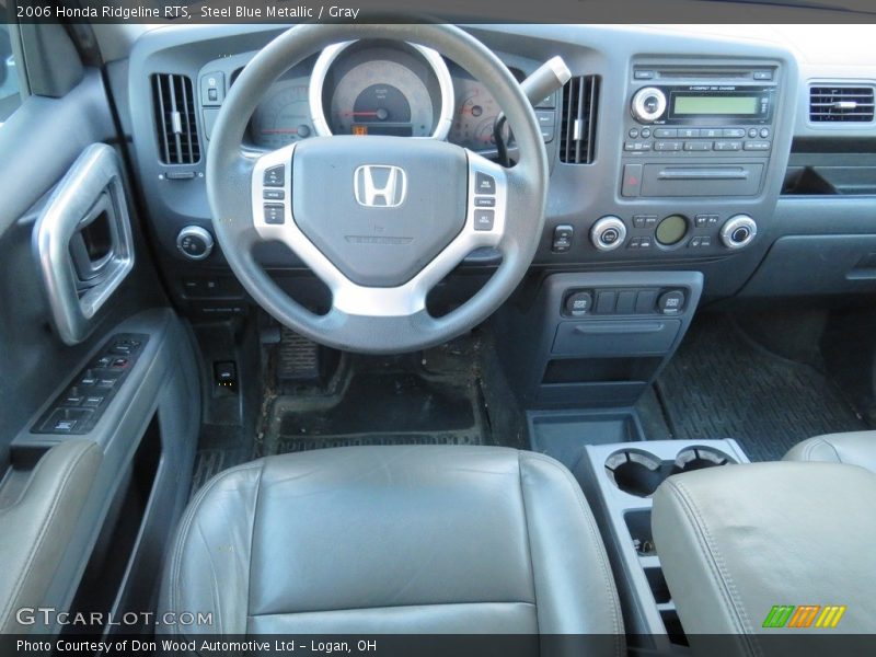 Steel Blue Metallic / Gray 2006 Honda Ridgeline RTS