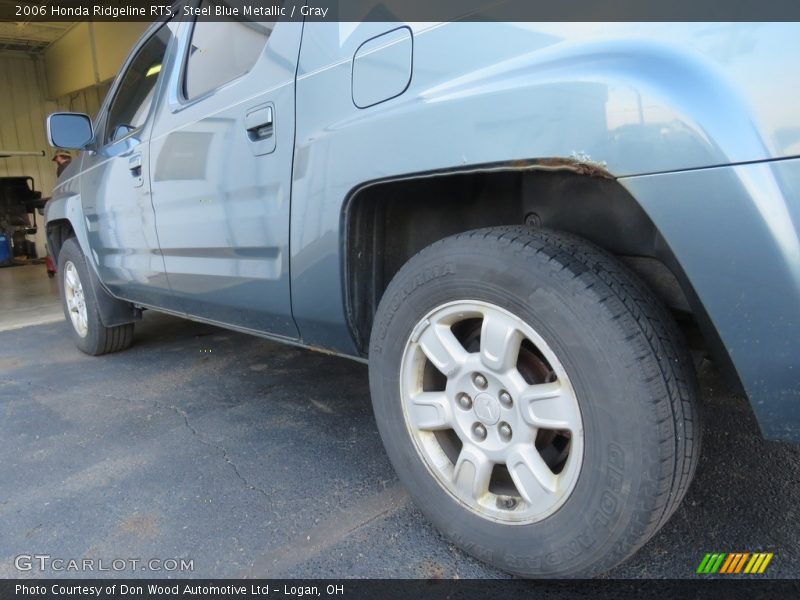 Steel Blue Metallic / Gray 2006 Honda Ridgeline RTS