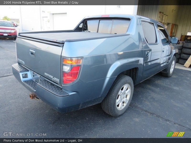 Steel Blue Metallic / Gray 2006 Honda Ridgeline RTS