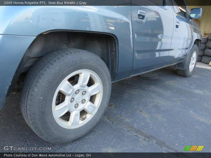 Steel Blue Metallic / Gray 2006 Honda Ridgeline RTS