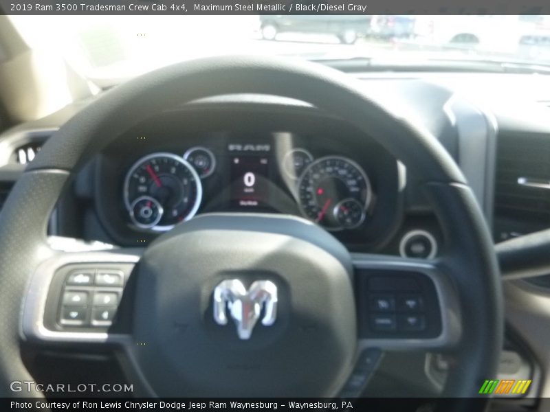 Maximum Steel Metallic / Black/Diesel Gray 2019 Ram 3500 Tradesman Crew Cab 4x4