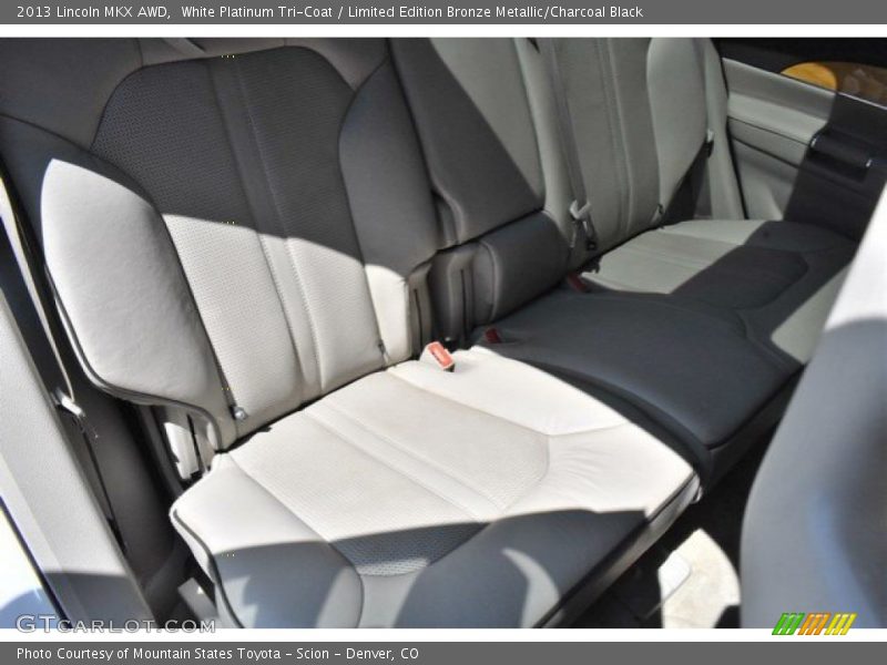 White Platinum Tri-Coat / Limited Edition Bronze Metallic/Charcoal Black 2013 Lincoln MKX AWD