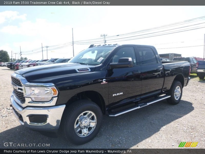 Black / Black/Diesel Gray 2019 Ram 3500 Tradesman Crew Cab 4x4