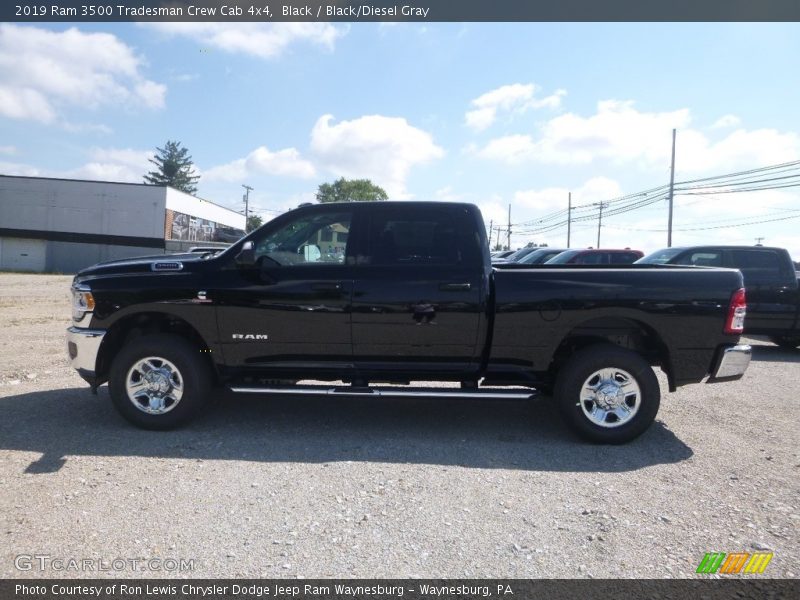 Black / Black/Diesel Gray 2019 Ram 3500 Tradesman Crew Cab 4x4