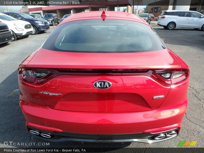 HiChroma Red / Black 2019 Kia Stinger 2.0L AWD