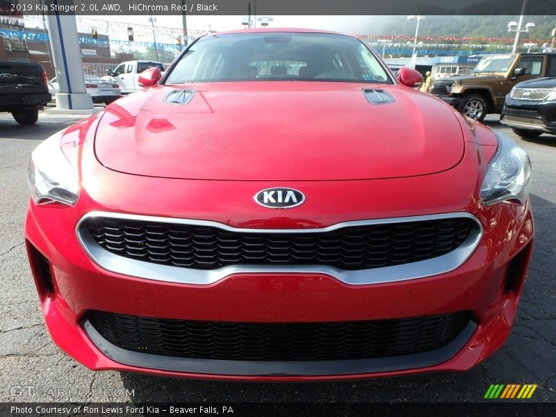 HiChroma Red / Black 2019 Kia Stinger 2.0L AWD