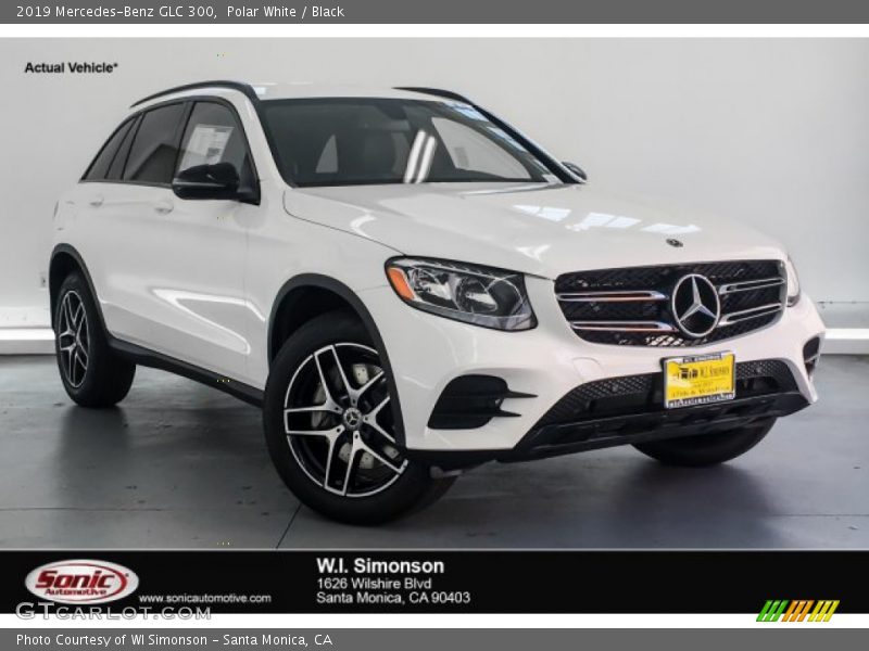Polar White / Black 2019 Mercedes-Benz GLC 300