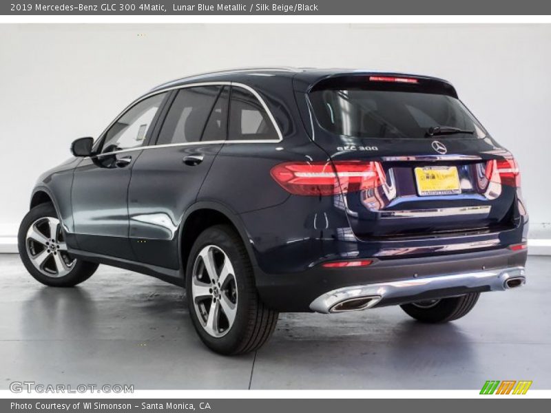 Lunar Blue Metallic / Silk Beige/Black 2019 Mercedes-Benz GLC 300 4Matic