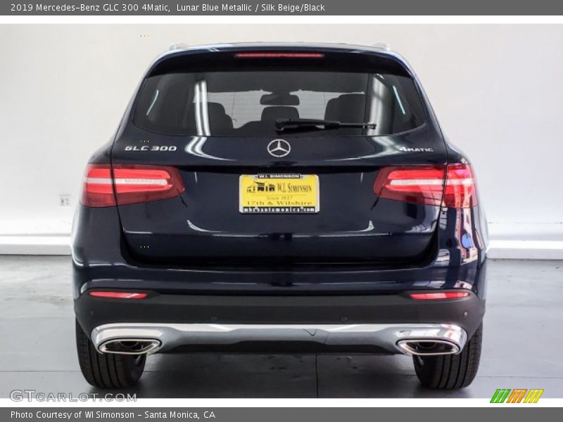 Lunar Blue Metallic / Silk Beige/Black 2019 Mercedes-Benz GLC 300 4Matic