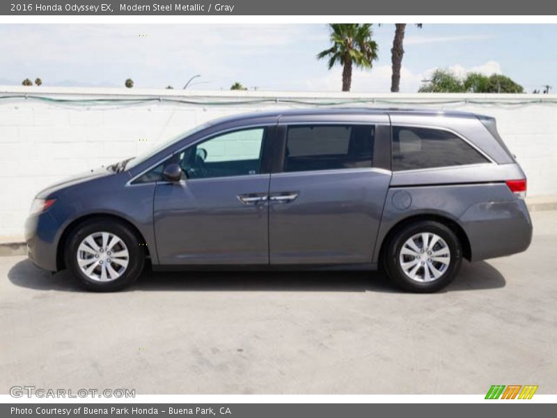 Modern Steel Metallic / Gray 2016 Honda Odyssey EX