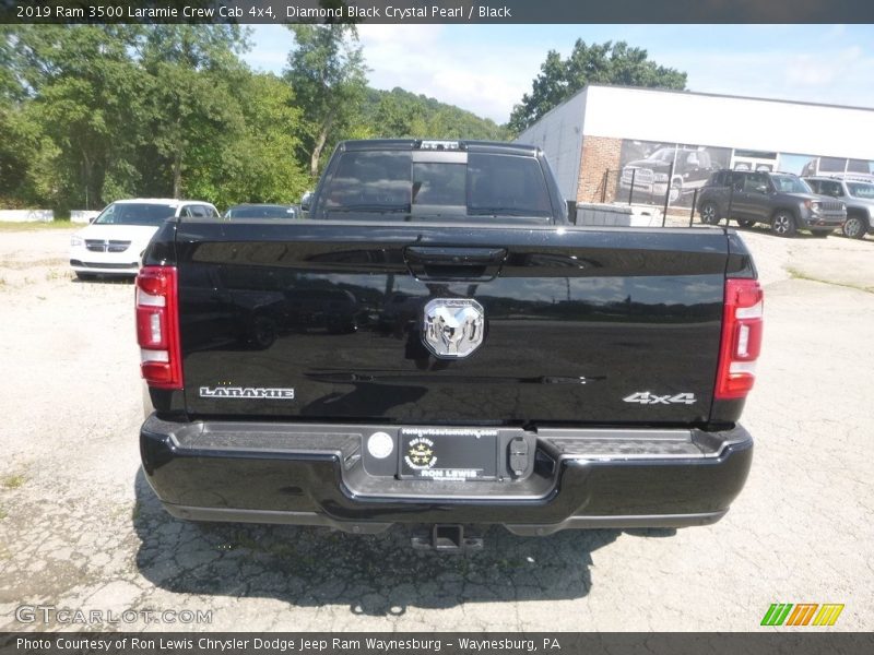 Diamond Black Crystal Pearl / Black 2019 Ram 3500 Laramie Crew Cab 4x4