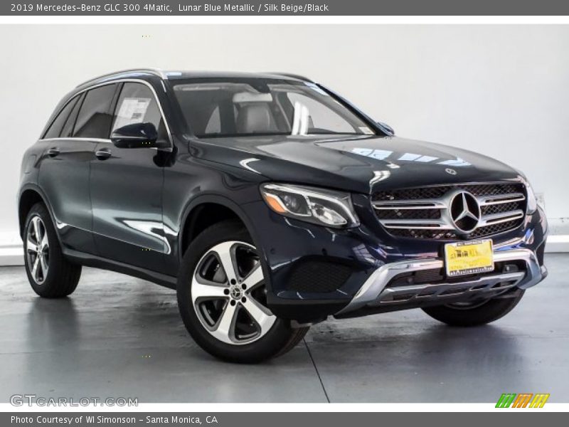 Lunar Blue Metallic / Silk Beige/Black 2019 Mercedes-Benz GLC 300 4Matic