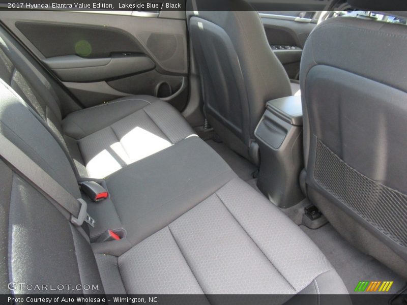 Lakeside Blue / Black 2017 Hyundai Elantra Value Edition