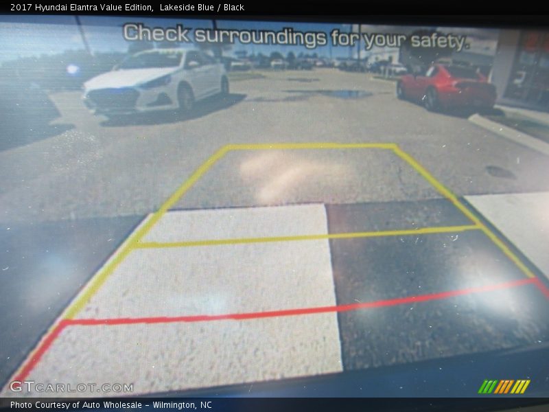 Lakeside Blue / Black 2017 Hyundai Elantra Value Edition