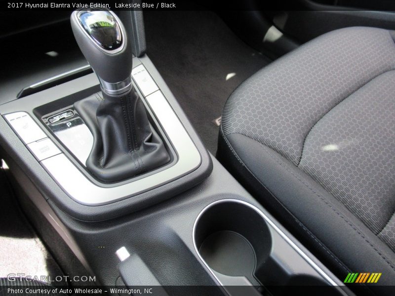 Lakeside Blue / Black 2017 Hyundai Elantra Value Edition