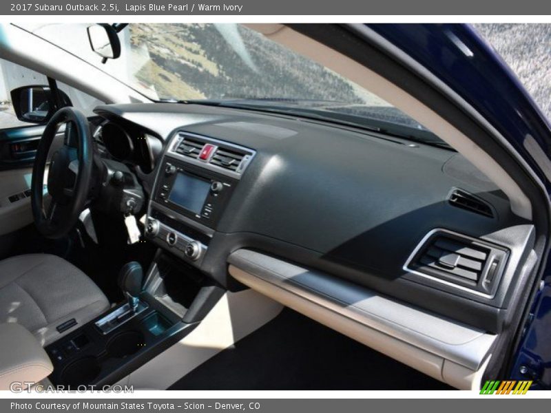 Lapis Blue Pearl / Warm Ivory 2017 Subaru Outback 2.5i