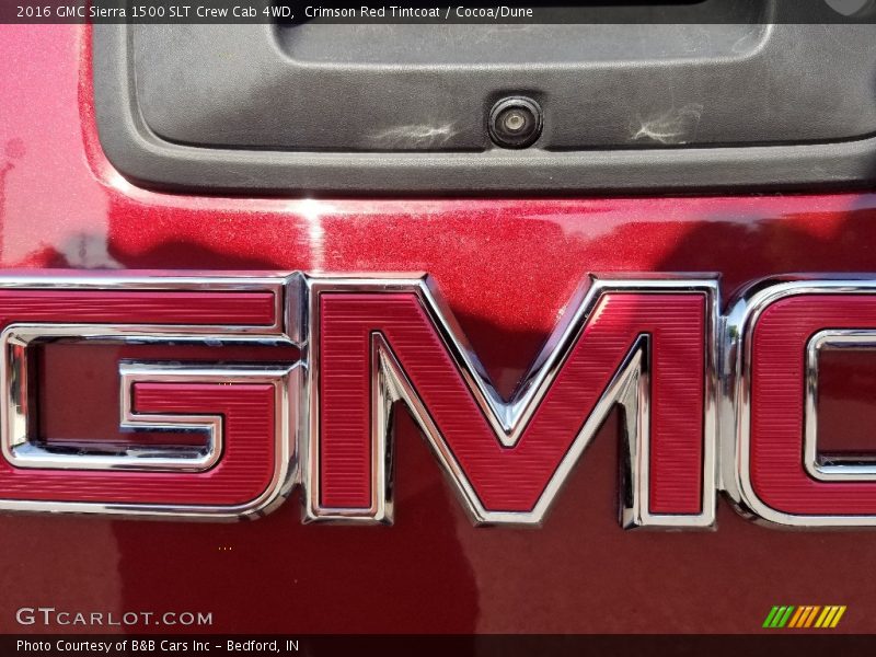 Crimson Red Tintcoat / Cocoa/Dune 2016 GMC Sierra 1500 SLT Crew Cab 4WD