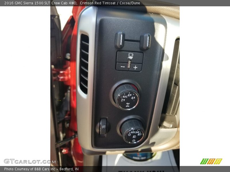 Crimson Red Tintcoat / Cocoa/Dune 2016 GMC Sierra 1500 SLT Crew Cab 4WD