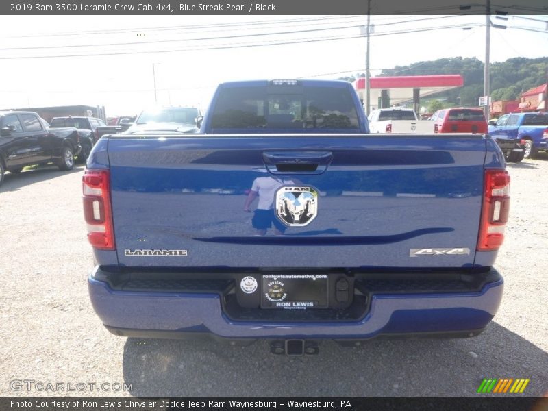 Blue Streak Pearl / Black 2019 Ram 3500 Laramie Crew Cab 4x4