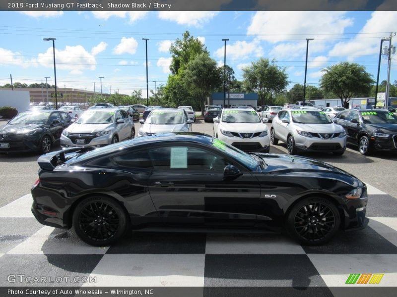 Shadow Black / Ebony 2018 Ford Mustang GT Fastback