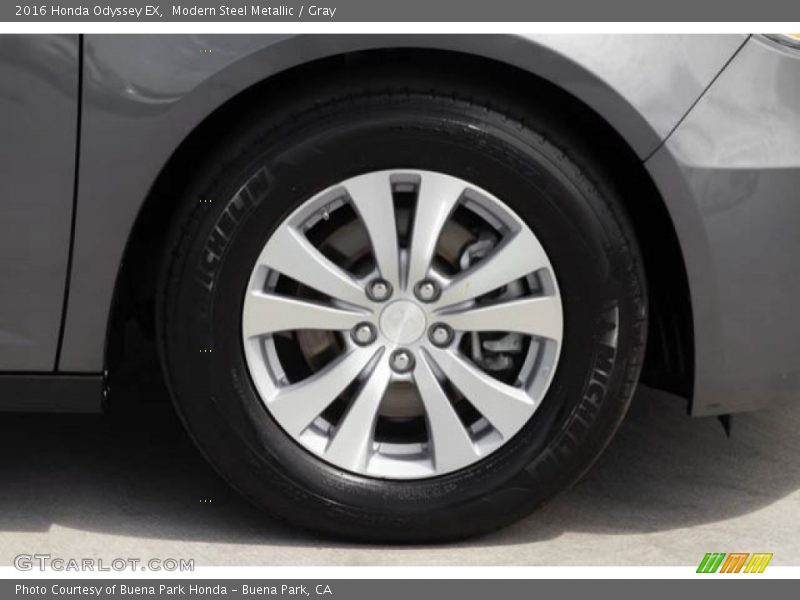 Modern Steel Metallic / Gray 2016 Honda Odyssey EX
