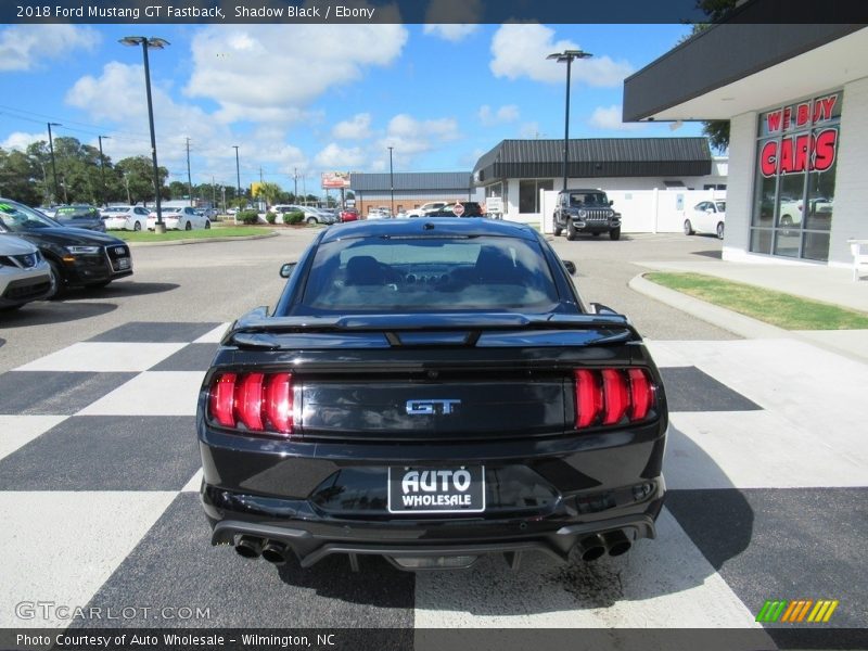 Shadow Black / Ebony 2018 Ford Mustang GT Fastback