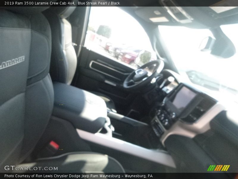Blue Streak Pearl / Black 2019 Ram 3500 Laramie Crew Cab 4x4