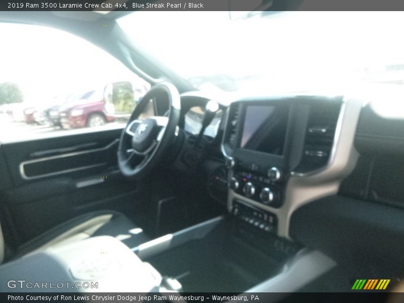 Blue Streak Pearl / Black 2019 Ram 3500 Laramie Crew Cab 4x4