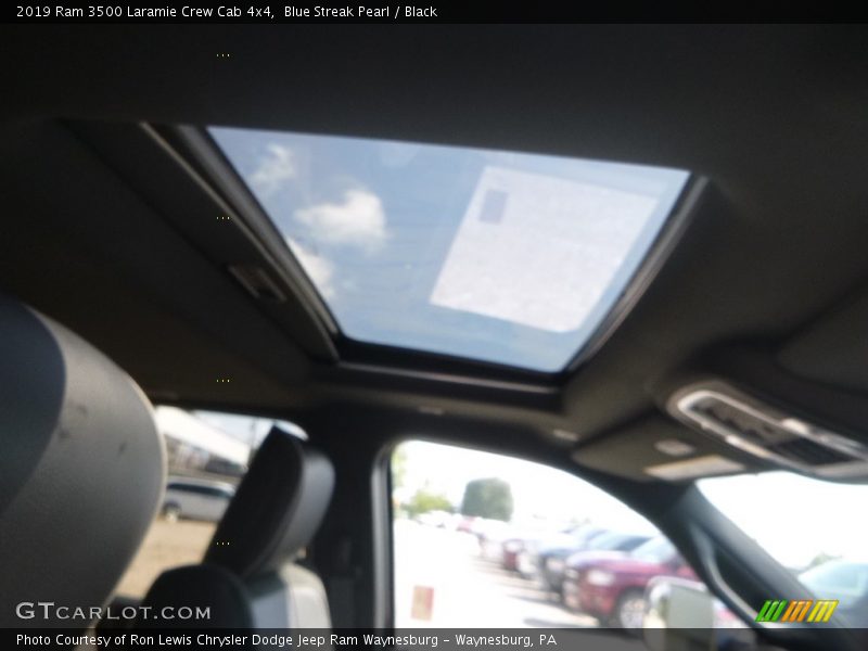 Blue Streak Pearl / Black 2019 Ram 3500 Laramie Crew Cab 4x4