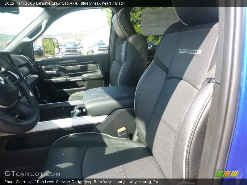 Blue Streak Pearl / Black 2019 Ram 3500 Laramie Crew Cab 4x4
