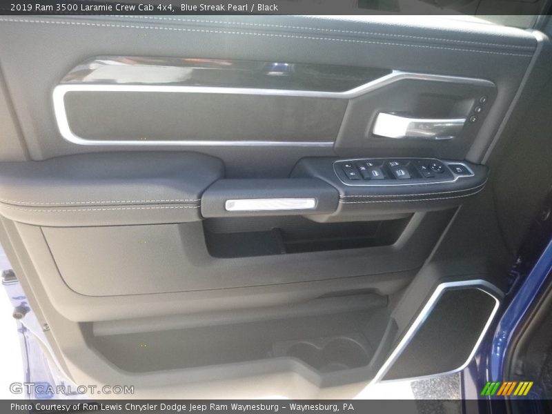 Blue Streak Pearl / Black 2019 Ram 3500 Laramie Crew Cab 4x4