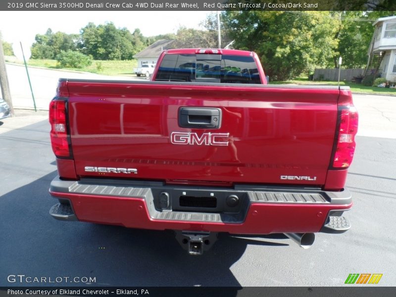 Red Quartz Tintcoat / Cocoa/Dark Sand 2019 GMC Sierra 3500HD Denali Crew Cab 4WD Dual Rear Wheel
