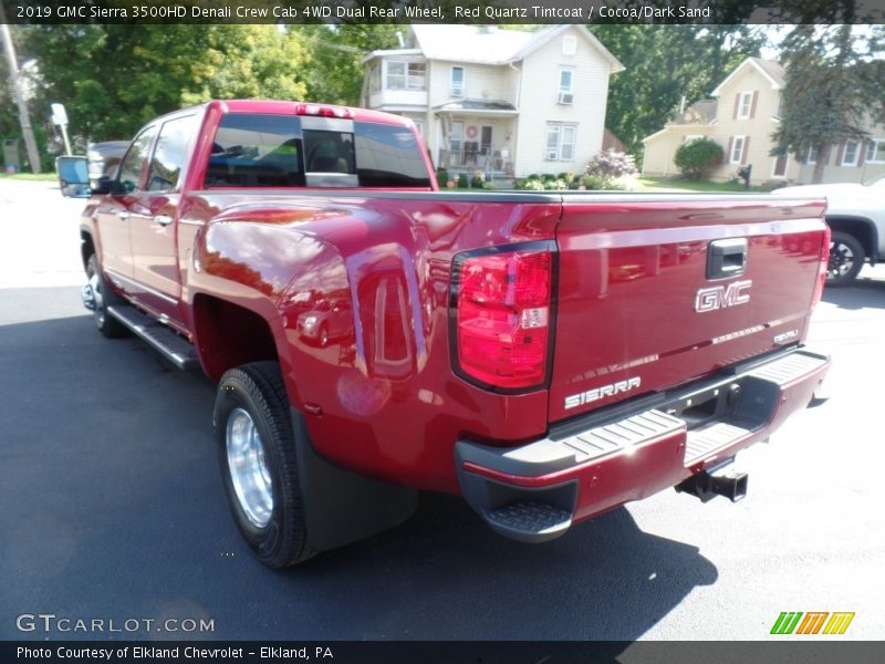 Red Quartz Tintcoat / Cocoa/Dark Sand 2019 GMC Sierra 3500HD Denali Crew Cab 4WD Dual Rear Wheel