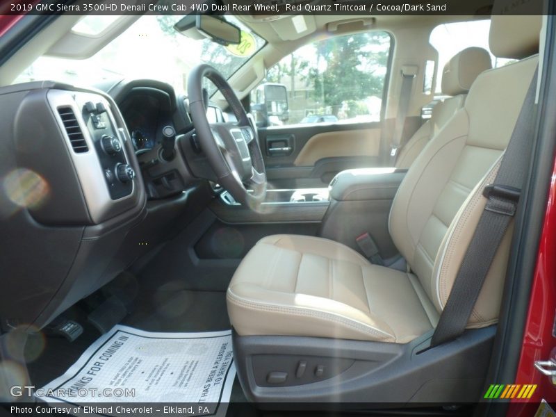 Front Seat of 2019 Sierra 3500HD Denali Crew Cab 4WD Dual Rear Wheel
