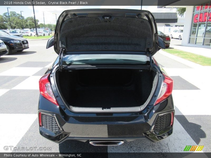 Crystal Black Pearl / Black 2018 Honda Civic Si Sedan