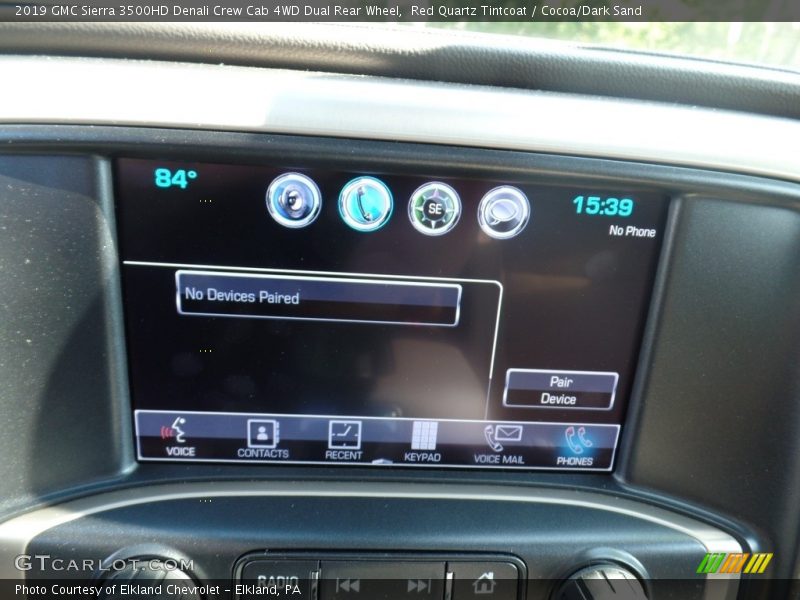 Red Quartz Tintcoat / Cocoa/Dark Sand 2019 GMC Sierra 3500HD Denali Crew Cab 4WD Dual Rear Wheel