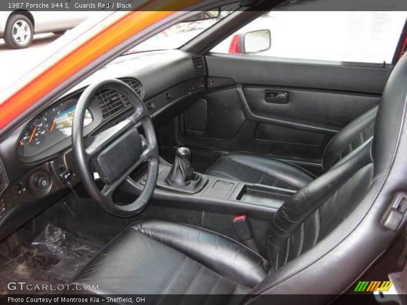 Guards Red / Black 1987 Porsche 944 S