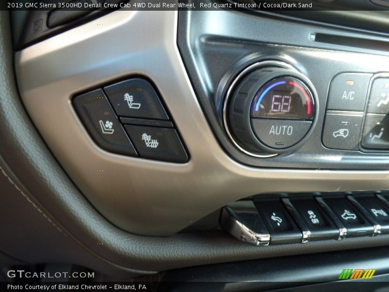 Red Quartz Tintcoat / Cocoa/Dark Sand 2019 GMC Sierra 3500HD Denali Crew Cab 4WD Dual Rear Wheel