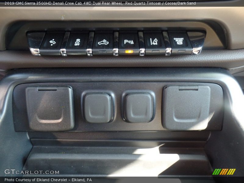 Red Quartz Tintcoat / Cocoa/Dark Sand 2019 GMC Sierra 3500HD Denali Crew Cab 4WD Dual Rear Wheel