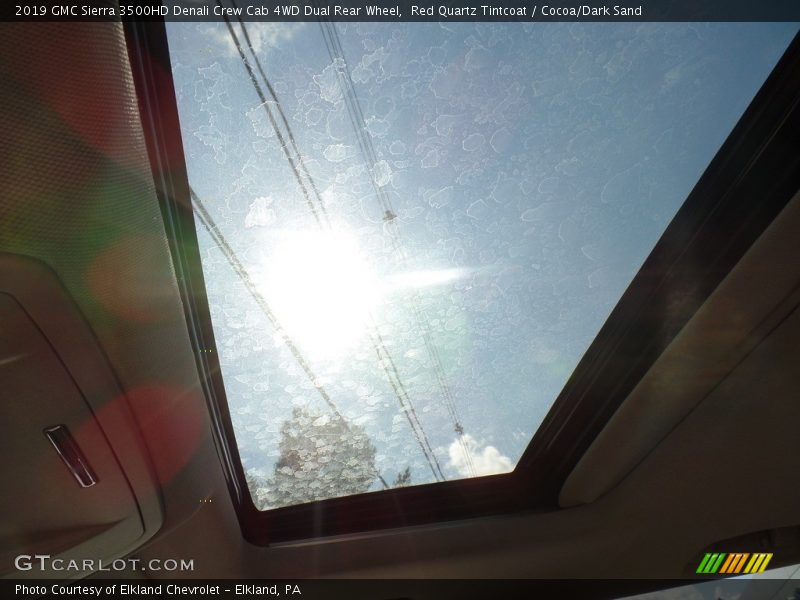 Red Quartz Tintcoat / Cocoa/Dark Sand 2019 GMC Sierra 3500HD Denali Crew Cab 4WD Dual Rear Wheel