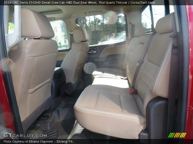 Red Quartz Tintcoat / Cocoa/Dark Sand 2019 GMC Sierra 3500HD Denali Crew Cab 4WD Dual Rear Wheel