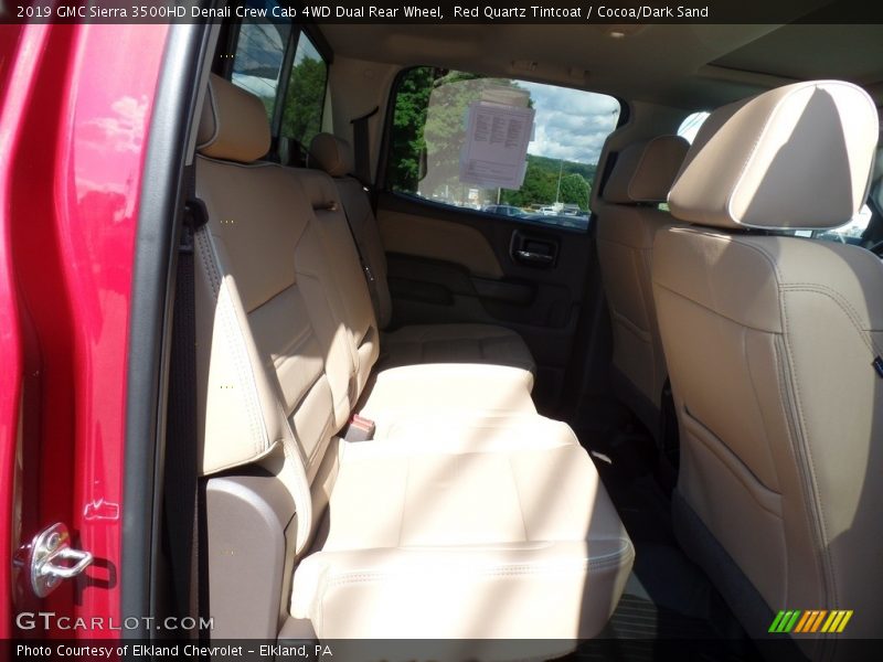Red Quartz Tintcoat / Cocoa/Dark Sand 2019 GMC Sierra 3500HD Denali Crew Cab 4WD Dual Rear Wheel