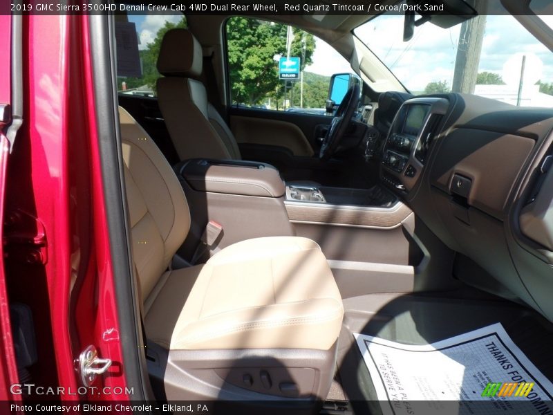 Red Quartz Tintcoat / Cocoa/Dark Sand 2019 GMC Sierra 3500HD Denali Crew Cab 4WD Dual Rear Wheel