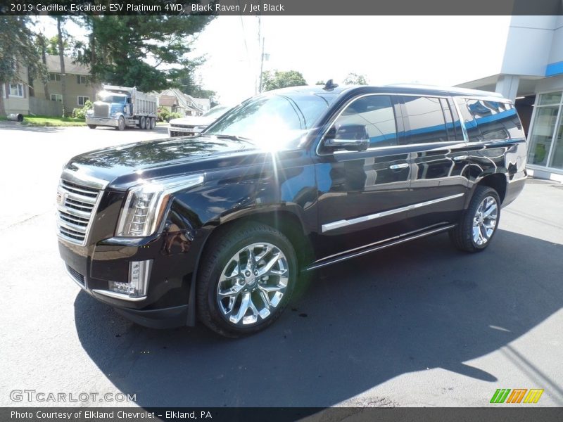 Black Raven / Jet Black 2019 Cadillac Escalade ESV Platinum 4WD