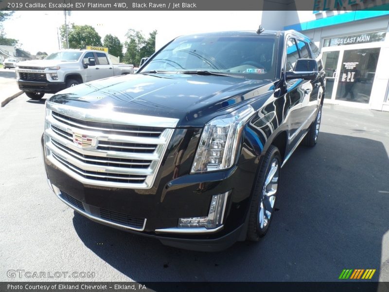 Black Raven / Jet Black 2019 Cadillac Escalade ESV Platinum 4WD