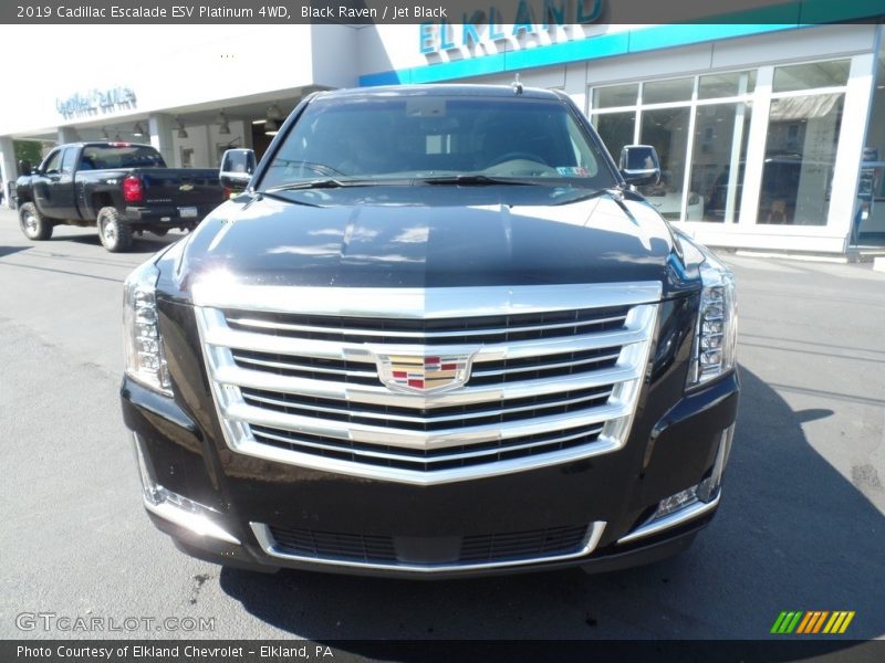 Black Raven / Jet Black 2019 Cadillac Escalade ESV Platinum 4WD